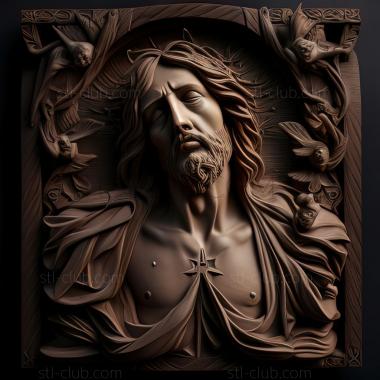 3D model st jesus (STL)